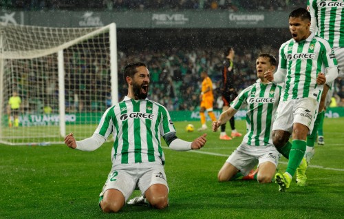 Isco jehi goal aaeku Betis in Real balikoffi