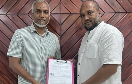 By-election gai MDP ge ticket gai Male' city council ah inthihaabuvi Rishwan PNC ah