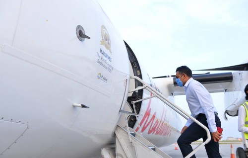 Vice President departs on two-day trip to Gaafu Alif Atoll