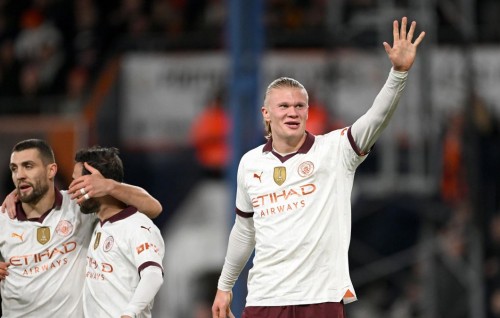 Haaland 5 goal jahaigen City quarter ah