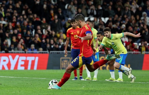 Paqueta fahuvaguthu jehi penalty in Brazil in Spain aa evvarukoffi