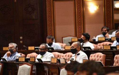 Miadhuge jalsaa ninmaalai , mulhi Majleehuge Committee gai Duty Bill ge masakkai fashaifi