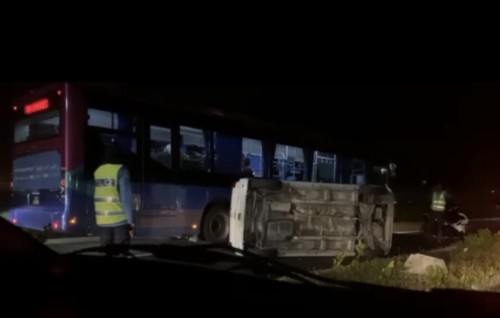 Hulhumale gai accident eh hin’gai car eh furolhaalaifi