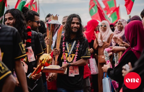 One photo: Golden Futsal Challenge ge sharafuveri thattaa eku Gan team rashah