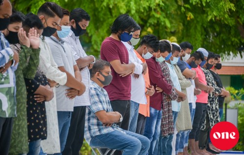 Mi faharu Male gai Eid namaadhu bodu jamaa athugaeh noannaane: Islamic Ministry