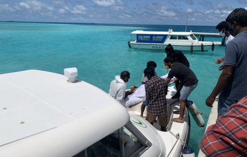 Launch captain injured in Fulidhoo launch explosion brought to Male' for treatment