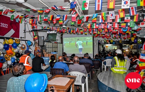One Photo: World Cup ge foari Male' ge eki sarahadhuthakun