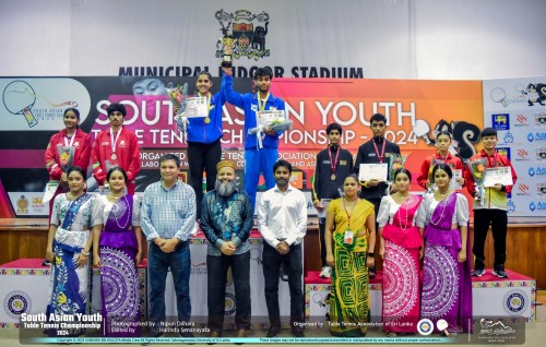 South Asia ge junior TT mubaaraathun Raajje ah 4 medal