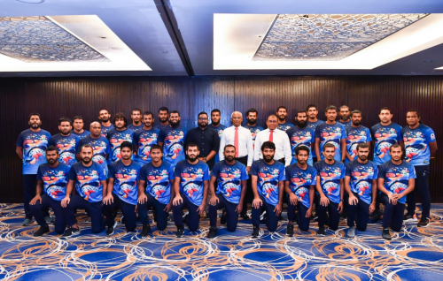 Raees Solih ge visnunfulhakee dhivehi team ah support dhevvan hurihaa match akah dhandah vadaigathun