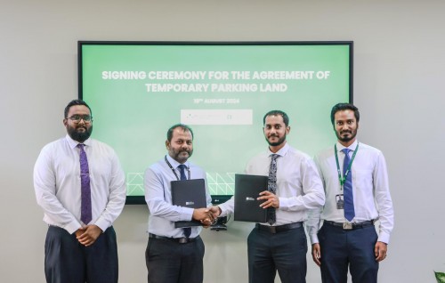 Ehen zone thakuge vehicle thah vaguthee gothun park kuraane bimeh Hulhumale' in hamajahssanee