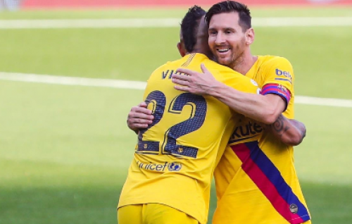 Barca molhuvi iru Messi ah anekkaa ves record eh