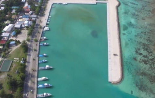 MTCC completes outer sea wall of Maradhoo harbor project