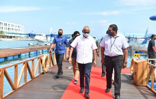 Raees Solih Lh. Atoll ah kurevvi dhathurufulhu ninmavailevvumah fahu Male’ vadaigenfi