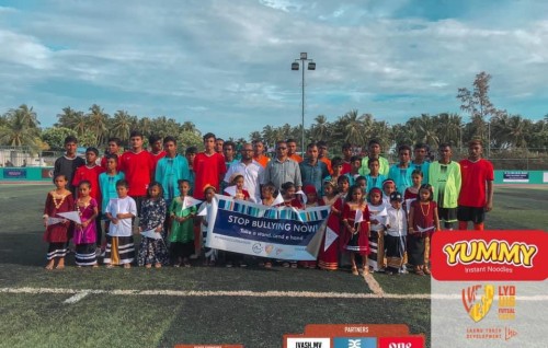 Varugadha message akaa eku Yummy Noodles LYD U16 futsal fiesta fashaifi