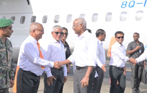 Photo: Riyaase inthihaabu campaign ah Raees Solih Hoarafuttah vadaigathun