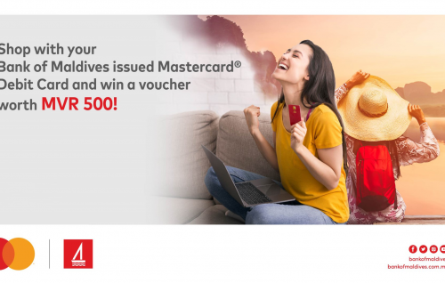 Mastercard in viyafaari koggen inaamu hoadhumuge furusatheh