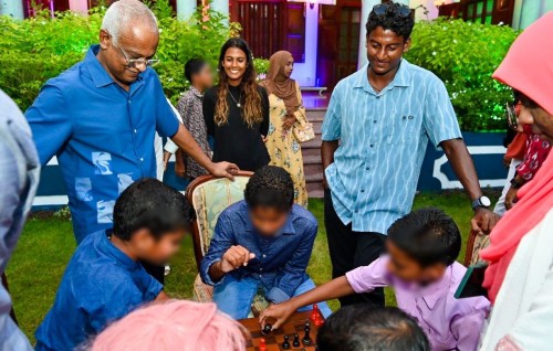 President Solih stresses the importance of reflecting on national development when nurturing children