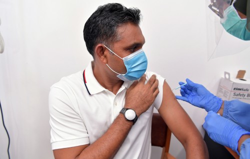 Vice President gets vaccinated against Covid-19