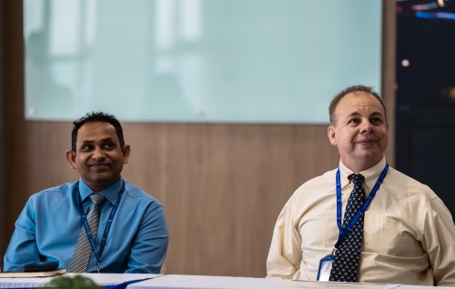 Villa College inn fullbright scholar Dr. Charles ah haassa maruhabaa eh