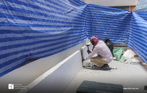 Hiyaa tower thakuge lift kairy thohjeheythy lobby area bodu kurany