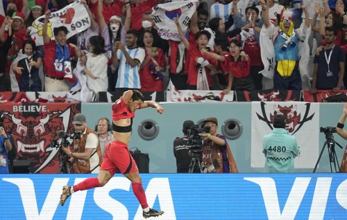 Fahu vaguthu jehi goal aa eku Portugal balikoh, South Korea gadha 16 ah