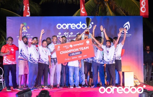 Ooredoo masrace: Fuvahmulak city ge champion kan team reef riders ah