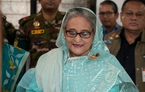 Sheikh Hasina wins re-election for fifth time