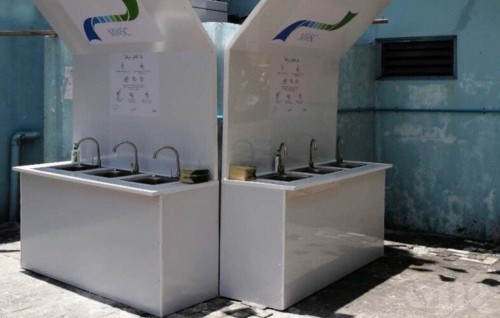 MWSC installs wash basins at three areas in Male’