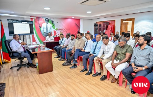 Riyaasee inthihaabu: Dhevana burugai kuriah dhaane gothakaa medhu JP in miadhu gotheh ninmanee