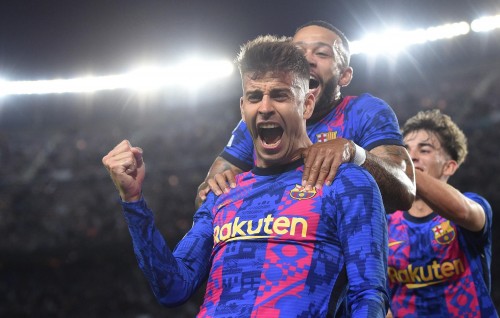 Pique ge goal aaeku Barca ah unmeedheh