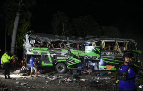 Indonesia school bus crash kills 11, dozens injured