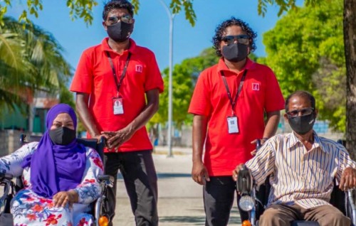 BML inn ithuru 65 meehakah motorized wheelchair hadhiyaa koffi