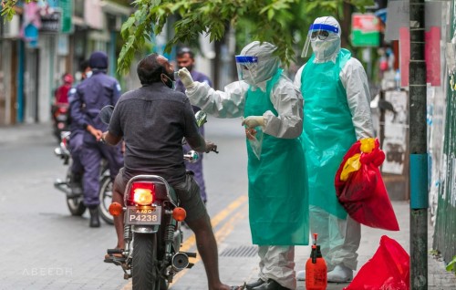 55 tested positive today, 25 from Male'