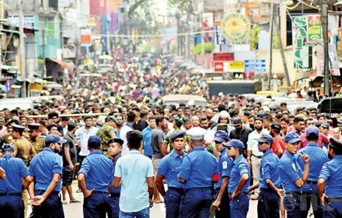 Over a 100 people arrested in relation with the attack on Sri Lanka