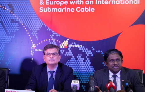 Ooredoo in submarine cable akun Kulhudhufuttaai Singapore adhi Europe gulhailanee