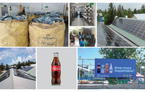 Coca-Cola in Raajjeygai dhemehettenivi siyaasathu thah thanfeezu kuraane kamuge azum aakoffi
