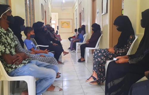 Alifushi School ge 200 ahvvure gina dharivarunnah aridhafus roagaa jehi geygai, Covid ah test kuran fashaifi