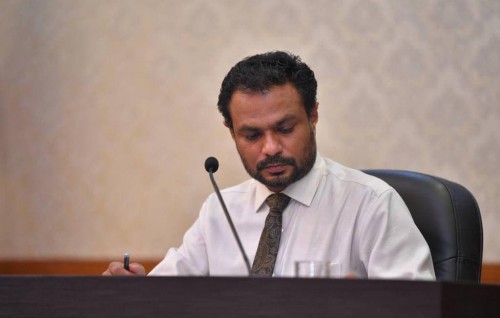 Raees ge legal counsel ge magaamugai hunnevi Ahmed Abdulla vazeefaain vakikohffi