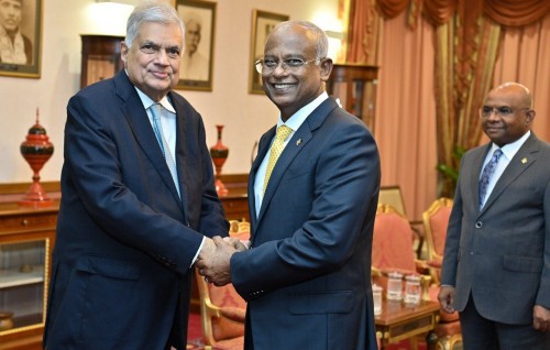 Sri lanka ge igthisoadhu kurieruvumah Raajjein dhin ehee ah Ranil shukuru adhaa kurahvaifi