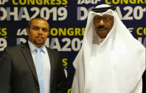 Athletics Association ge General Secretary kamah Munthagim hamajassaifi