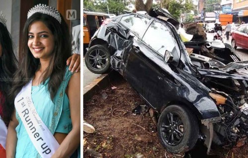 Kerala ge reetheege 2 raaneen car accident eh gai maruvejje