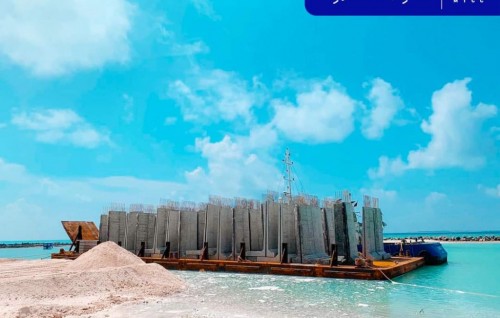 MTCC provides update on Hanimaadhoo harbor project