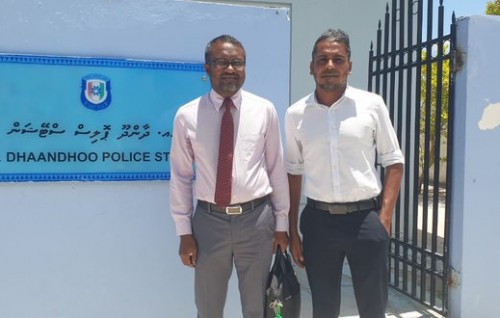 Dhaandhoo Council ge Raees ge mahcchah dhauvaa nukuran ninmaifi