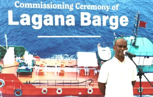 Raajjey gai furathama faharah jet fuel ah haahsa koggen beynun kuraa barge eh STO in genesfi