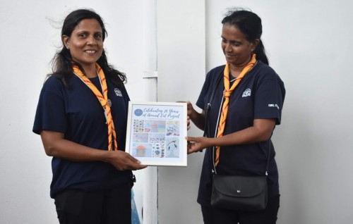Girl guide ge annual Eid project gai Madam Fazna baiverive vadaigenfi
