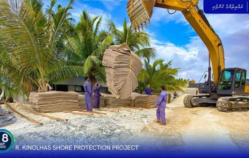 MTCC mobilises R. Kinolhas Shore Protection Project site