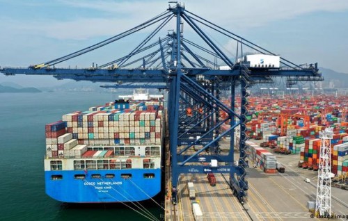 China ge enme bodu container terminal gai covid fethuri, dhuniyeyge igthisaadhah anehkaaves nurahkaa!