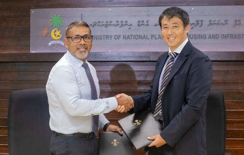 Japan ge hiley ehee gai Male' ge fen hindhaa nizaamaai ehgamu thoshi upgrade kuran dhiraasaa eh