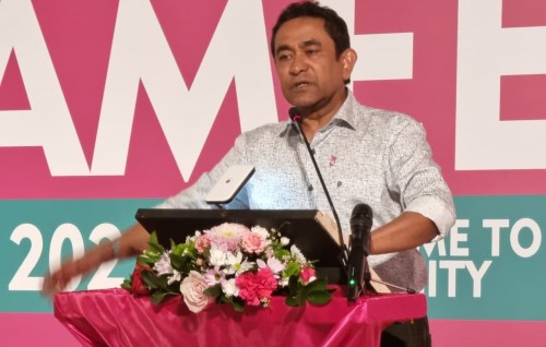 Sharuee dhaairaa mihaaru hinganee MDP ge iss 4 beyfulhehge law firm in: Yameen