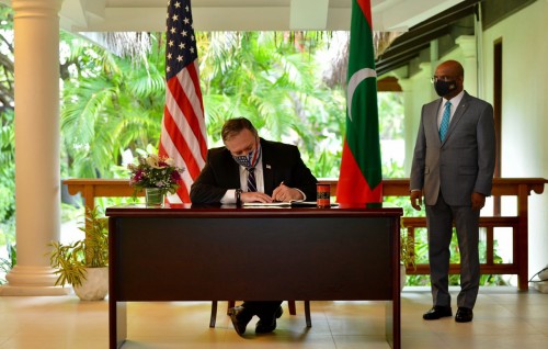 Raajjeyge salaamathaai adhi India kanduge rahkaatherikan varugadha kurumah America aa eku mashvaraa kurin: Shahid